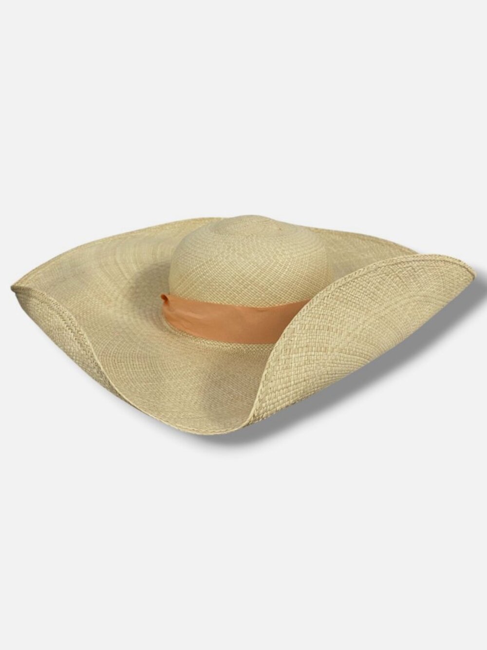 Sensi Studio Women's Beige Lady Ibiza Adjustable Sun Hat Size Medium